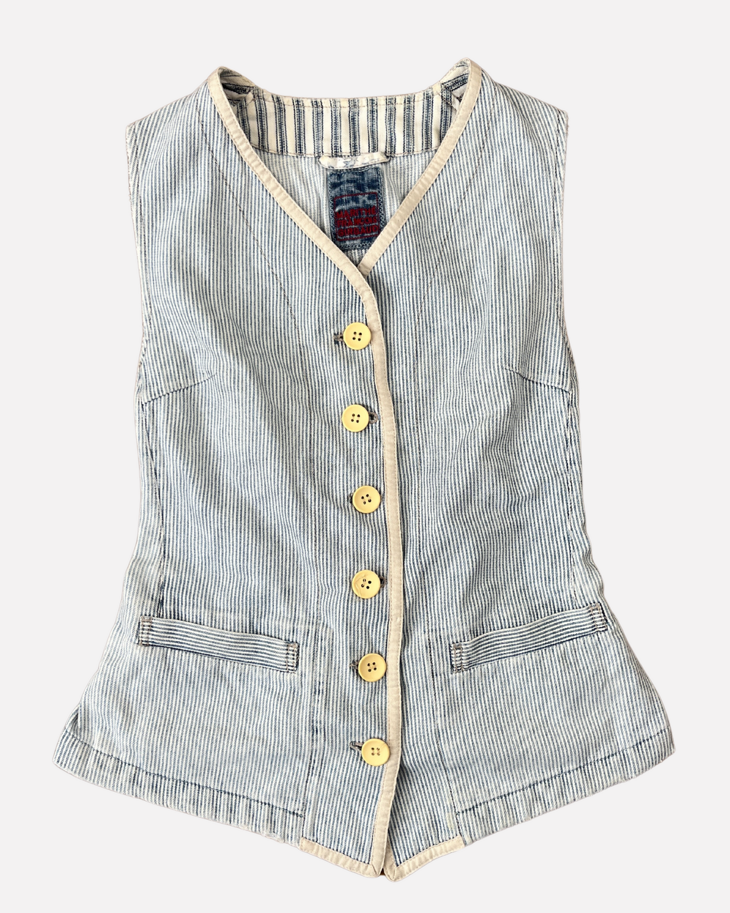 Marithé + François Girbaud fitted vest ☆ size S