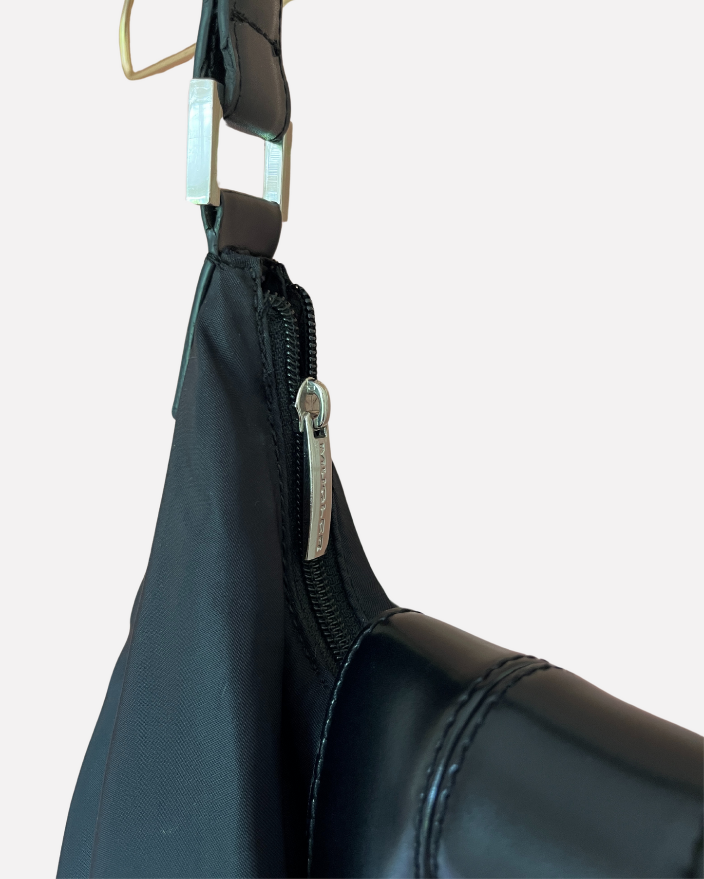 Thierry Mugler archive chrome star shoulder bag