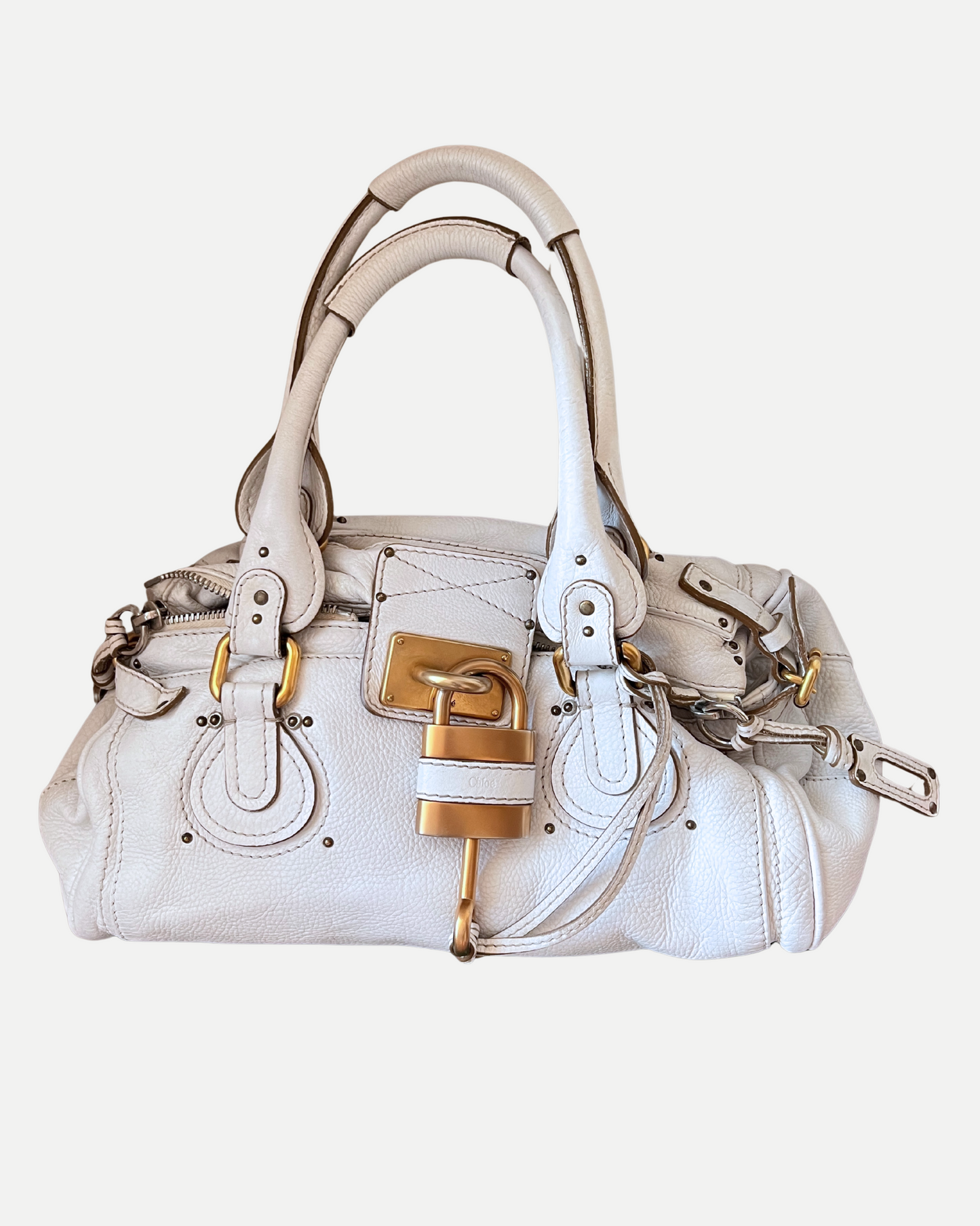 Chloé Paddington Bag in white