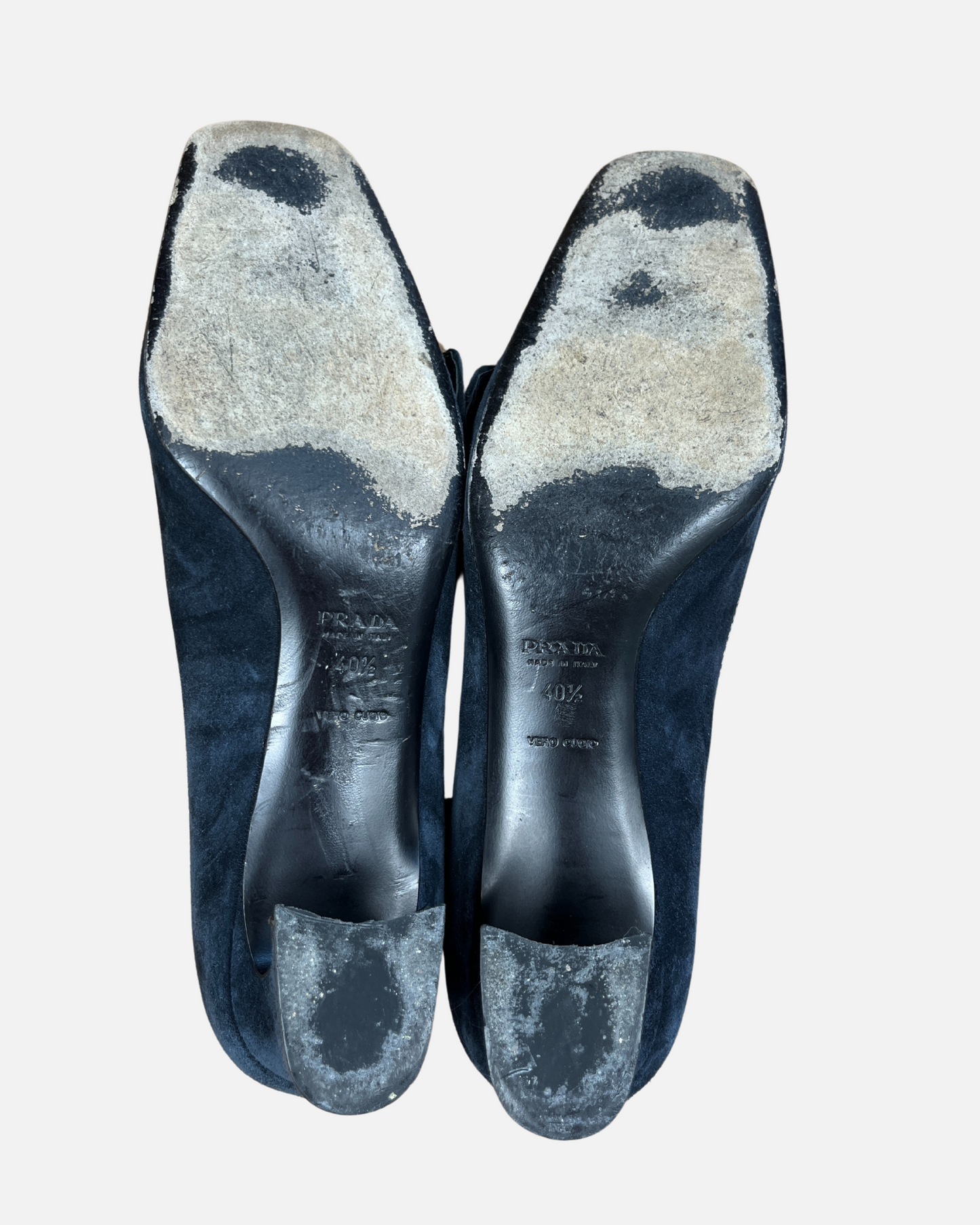 Vintage Prada kitten heel suede ☆ size 40.5