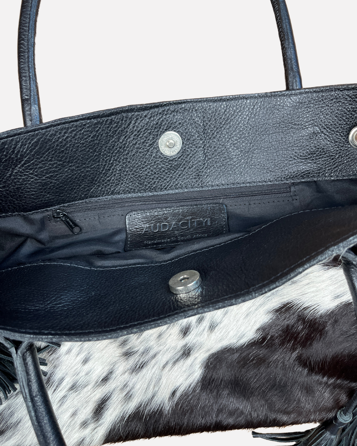 Handmade cowhide shoulder bag 100% cow leather