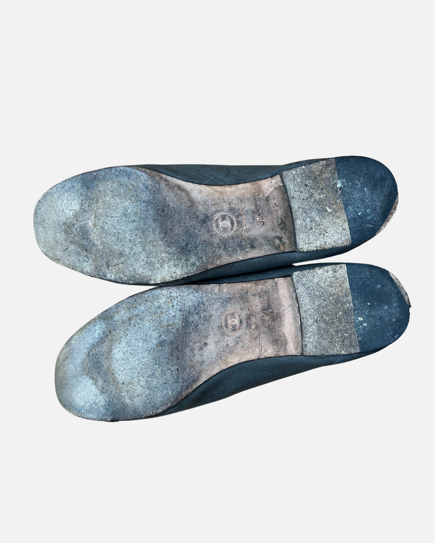 Chanel ballet flats in grey☆size 38,5