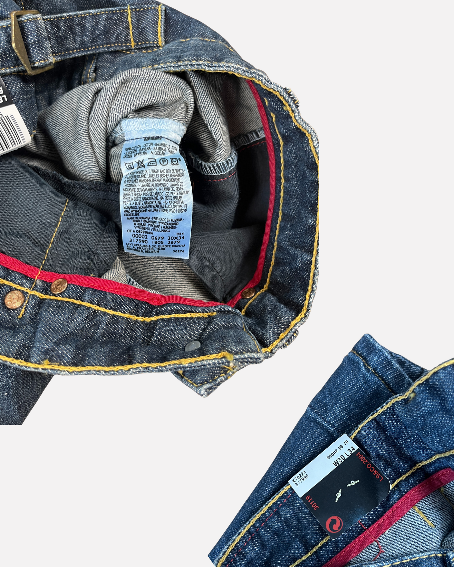rare Levi's Engineered buckle jeans ☆size 30 x 34