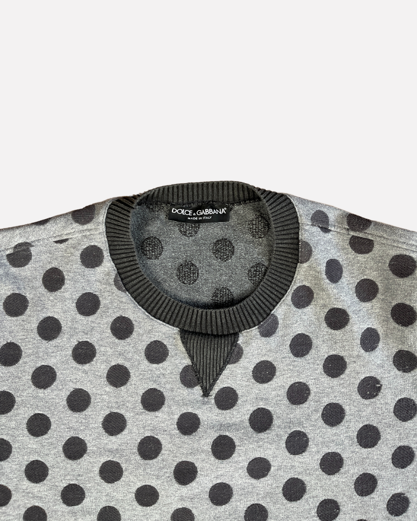 Dolce & Gabbana polkadot crewneck ☆ size L