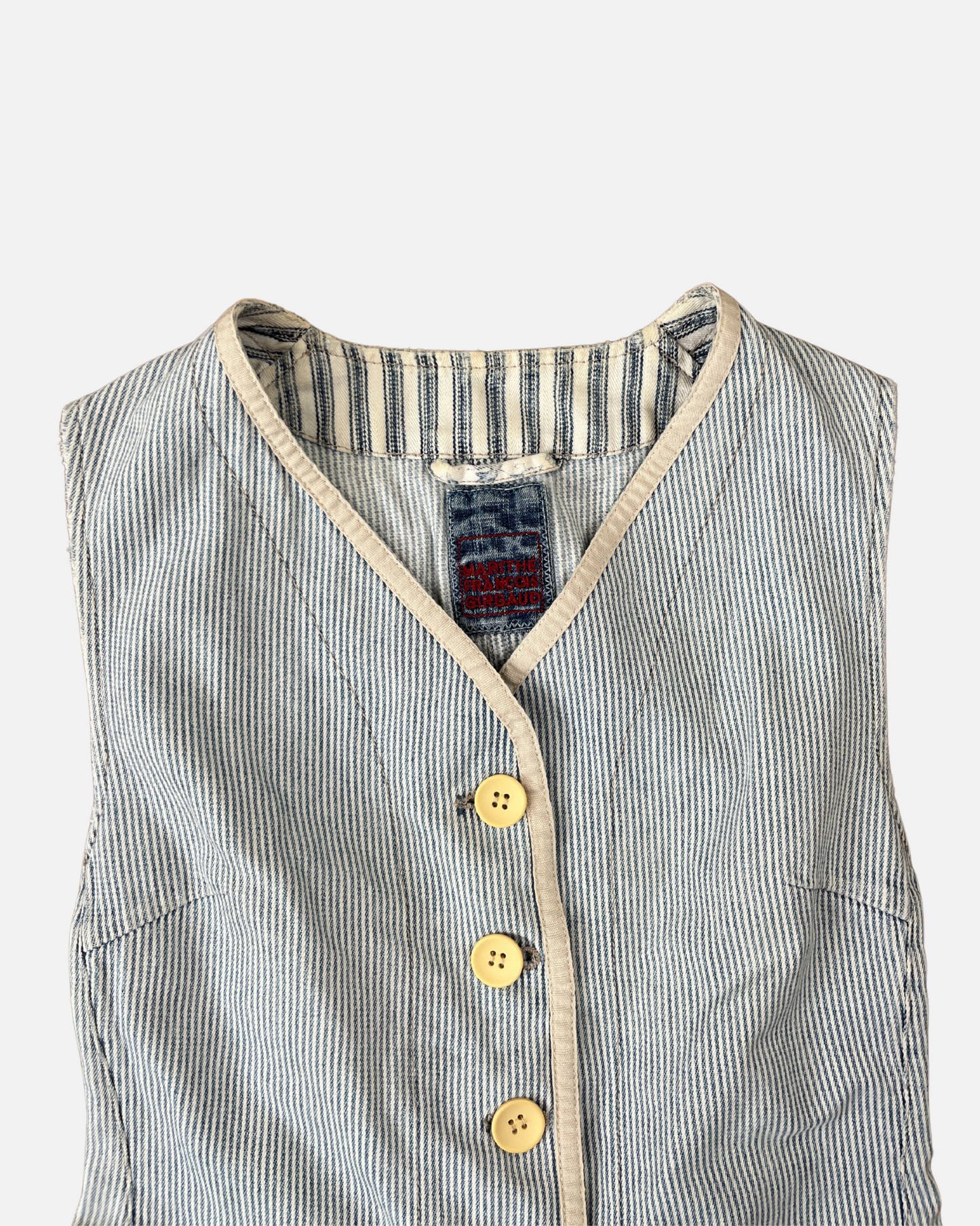 Marithé + François Girbaud fitted vest ☆ size S