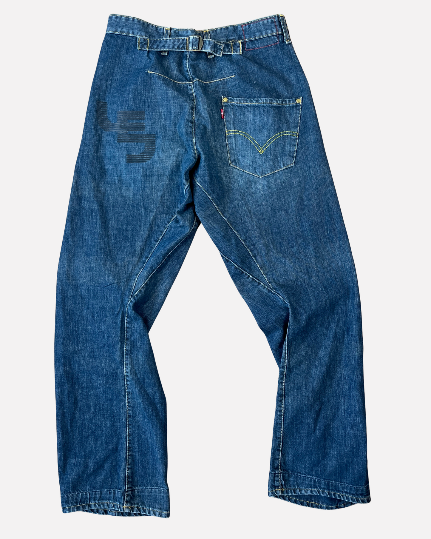 rare Levi's Engineered buckle jeans ☆size 32 x 34