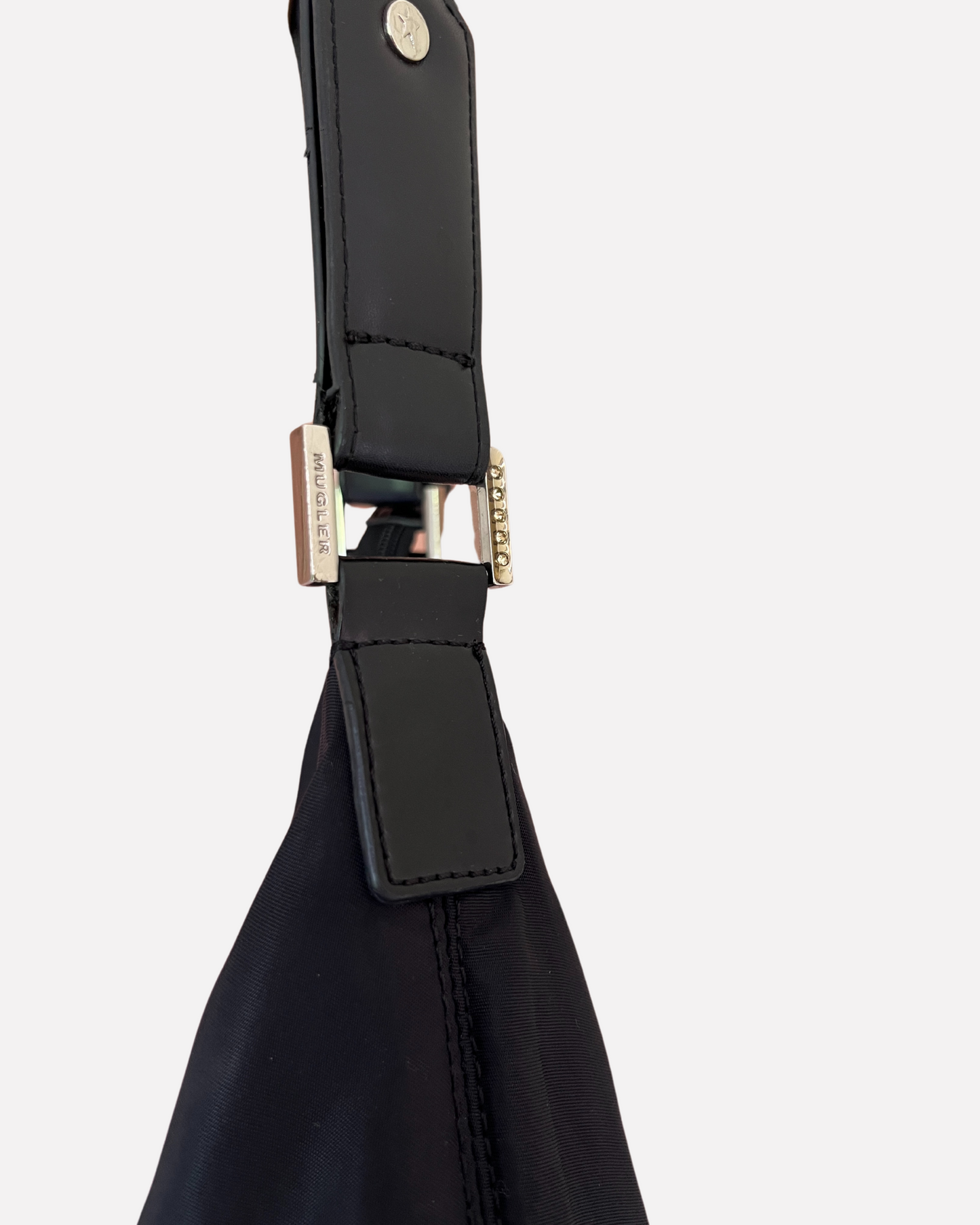 Thierry Mugler archive chrome star shoulder bag
