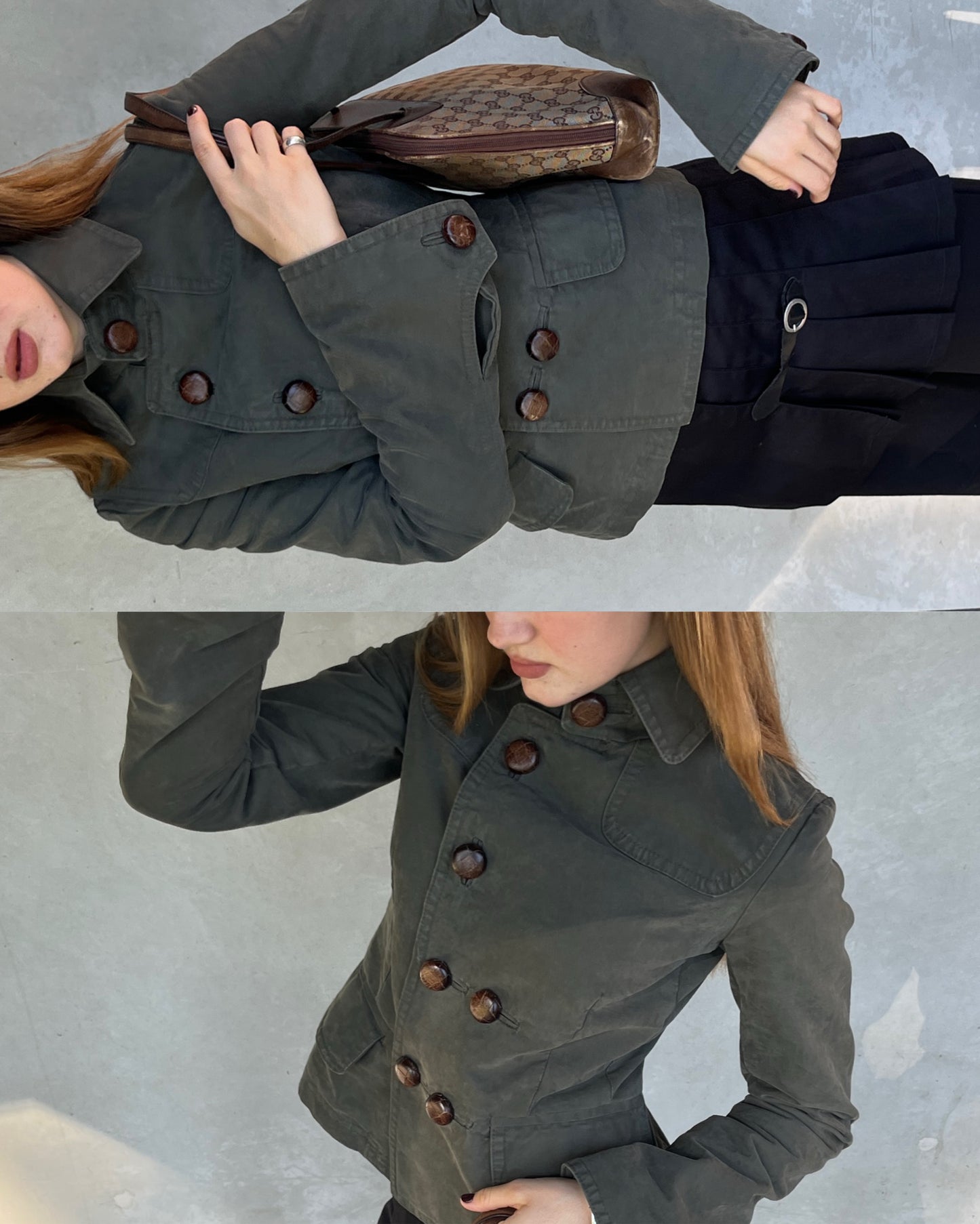 Dsquared2 fitted military jacket ☆ size S