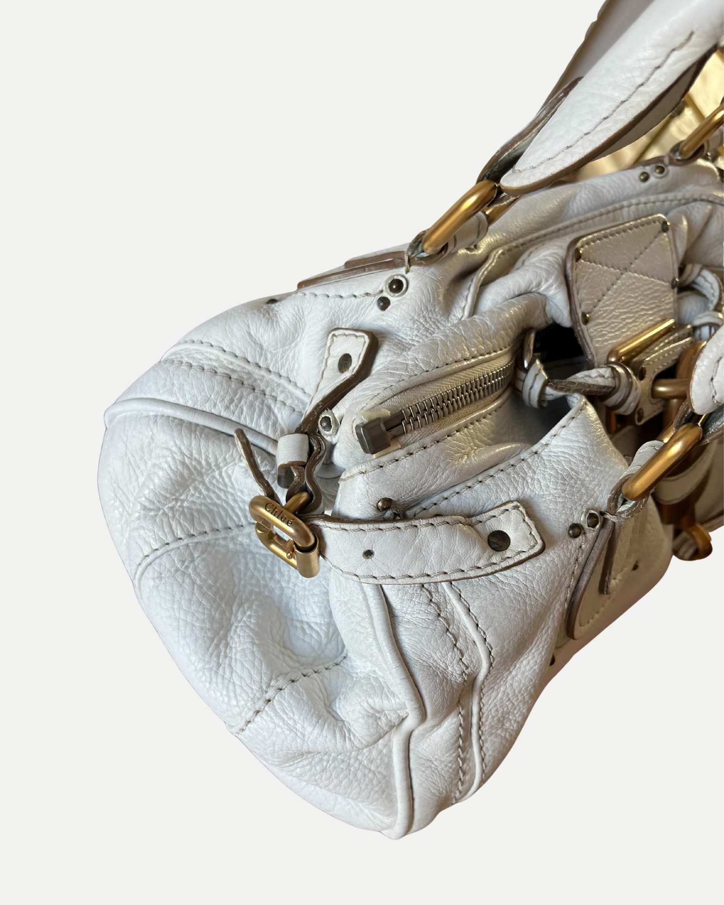 Chloé Paddington Bag in white