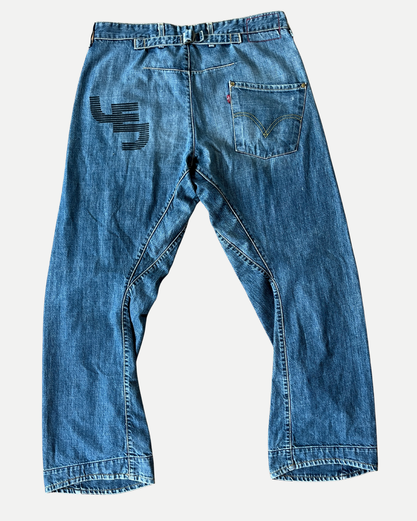 rare Levi's Engineered buckle jeans ☆size 34 x 34