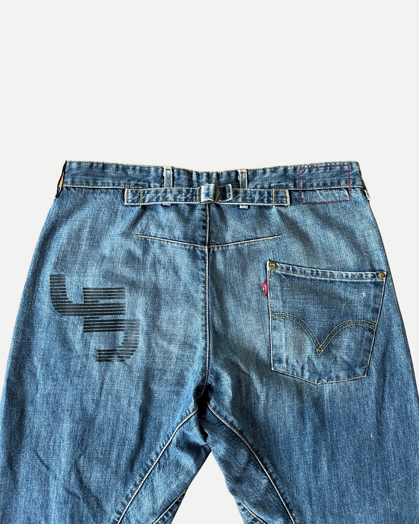 rare Levi's Engineered buckle jeans ☆size 34 x 34