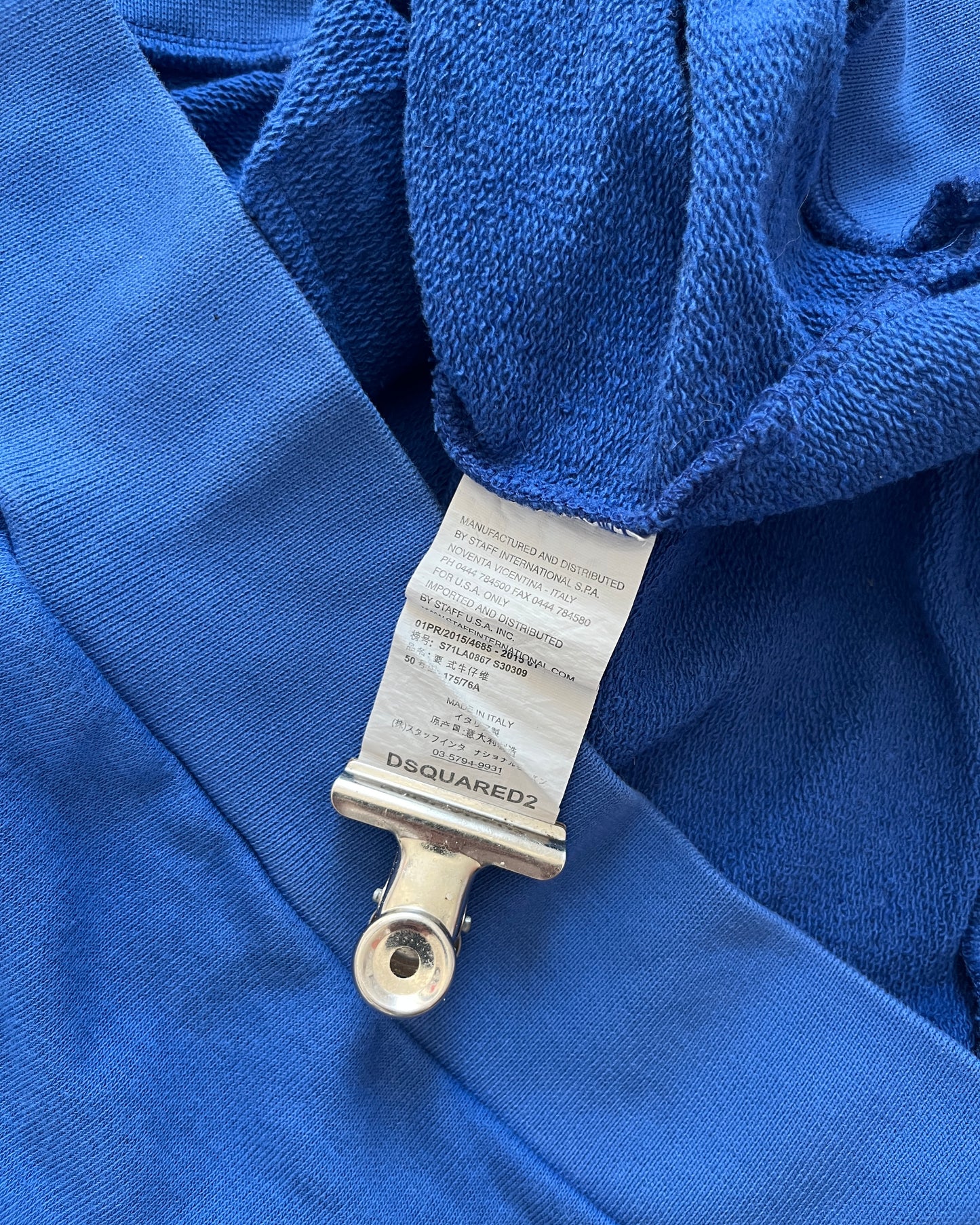 Dsquared2 zip-detail sweatshirt ☆ size M