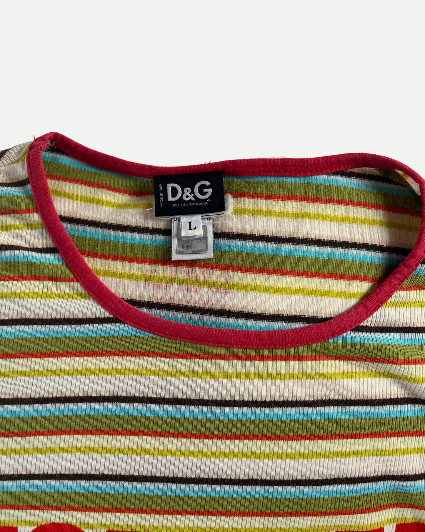 Dolce & Gabbana striped tee ☆ size L