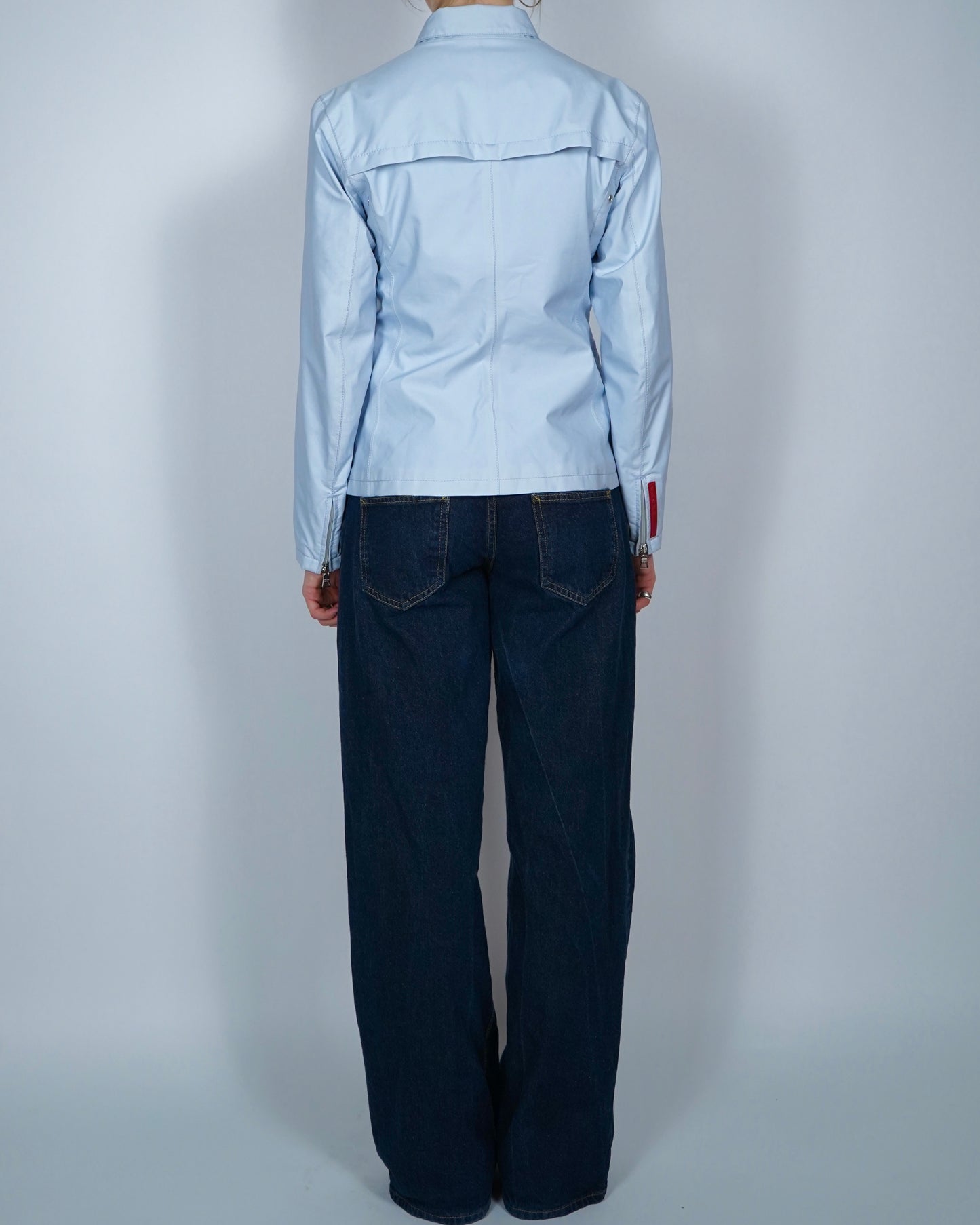 Prada sport light blue blazer jacket ☆ size S