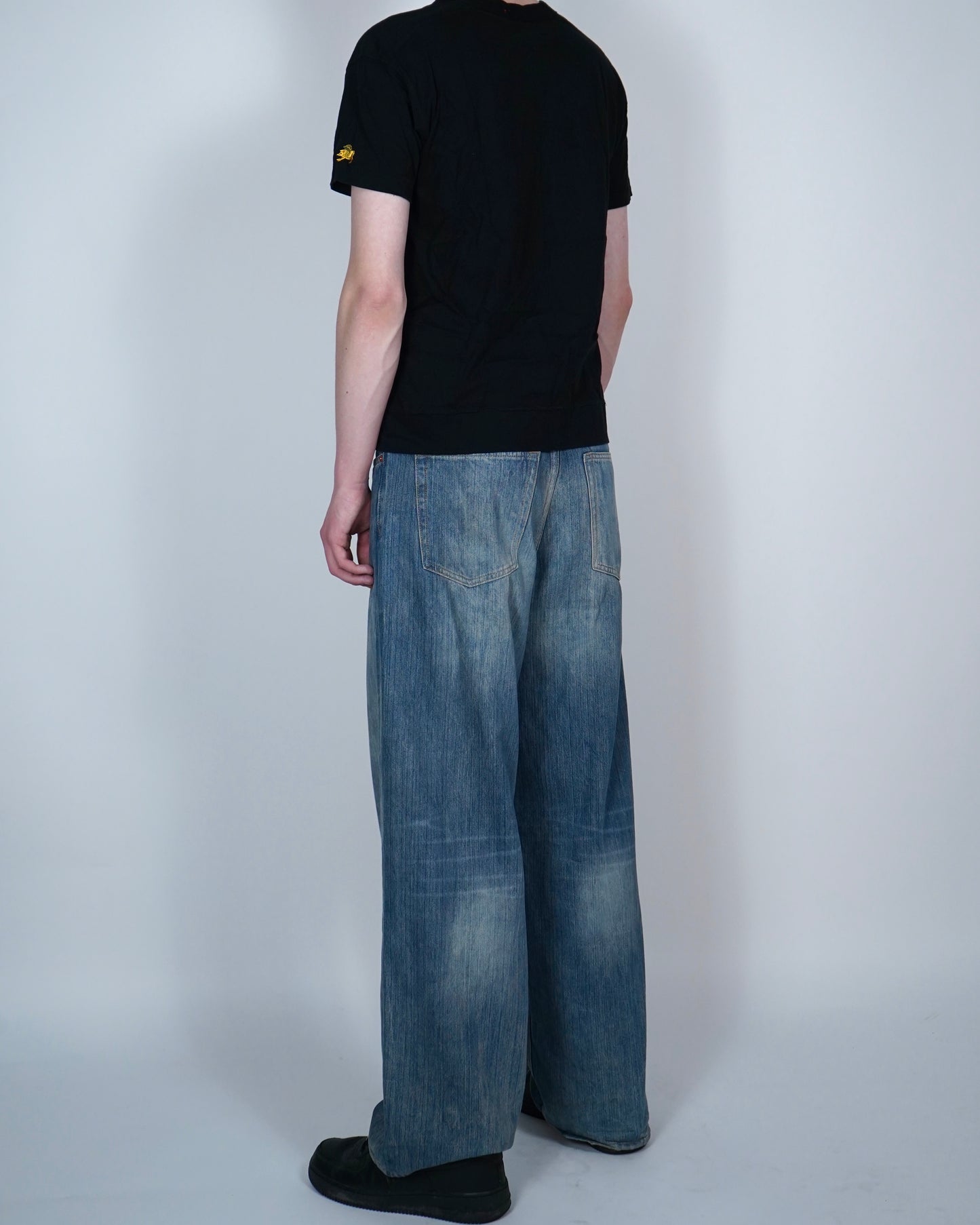 Evisu heart T-shirt ☆ size L