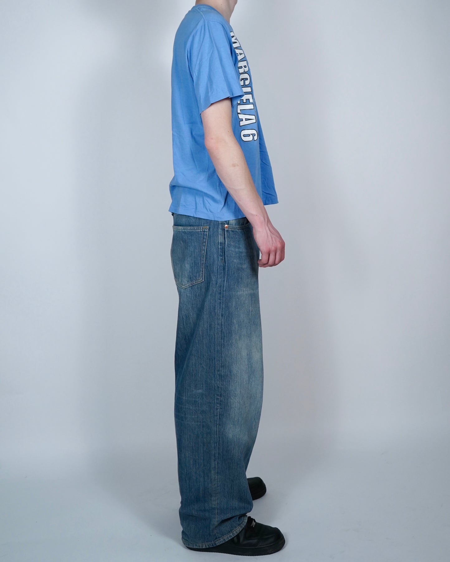 Maison Margiela MM6 T-shirt in blue ☆ size M