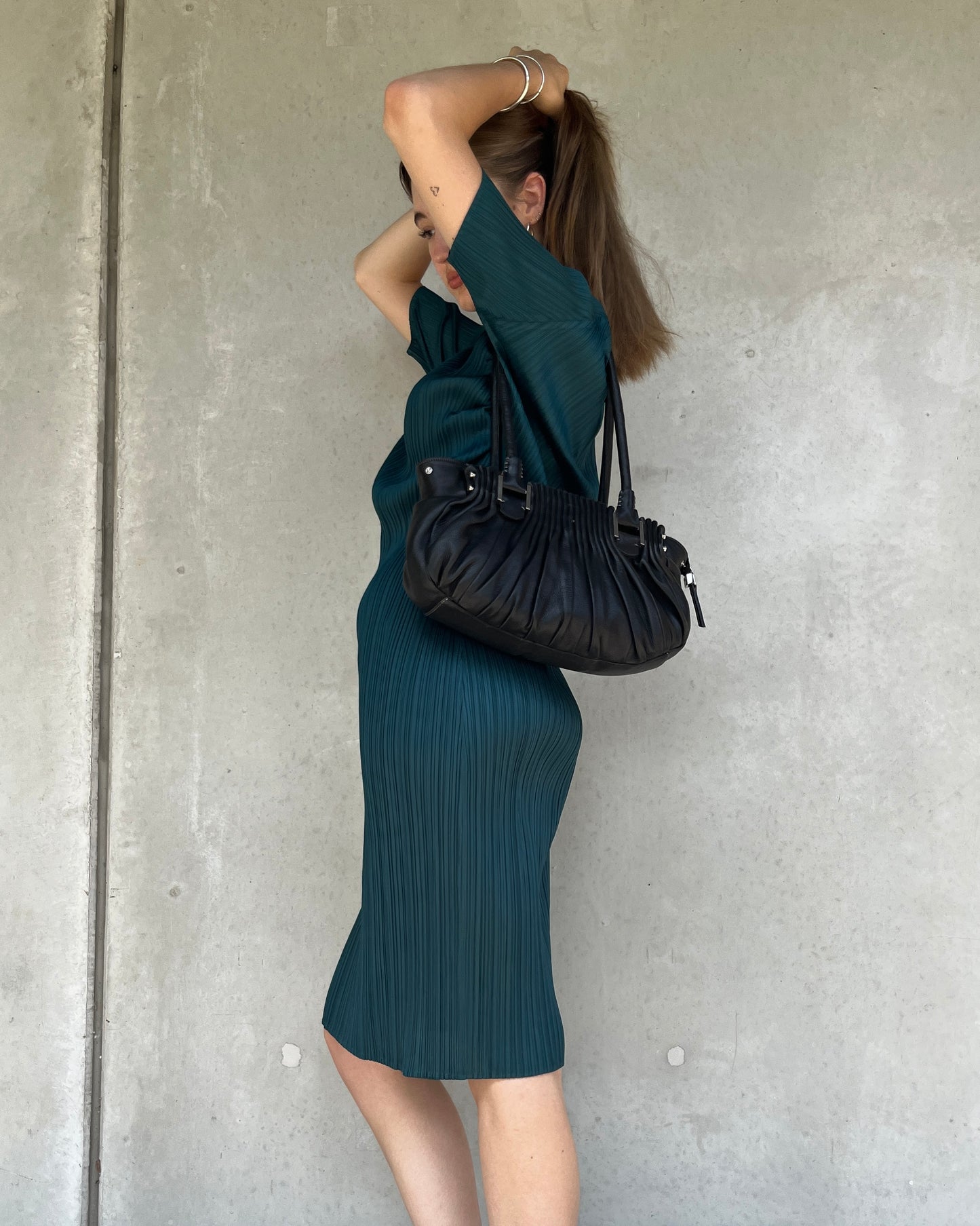 Issey Miyake PLEATS PLEASE midi-dress ☆ size 3