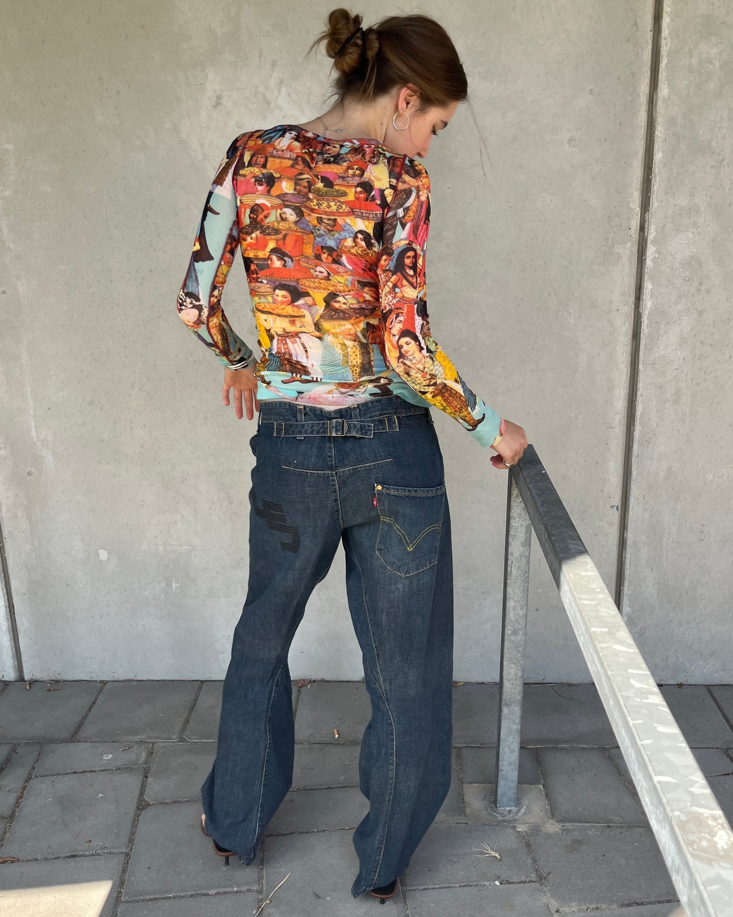 rare Levi's Engineered buckle jeans ☆size 30 x 34