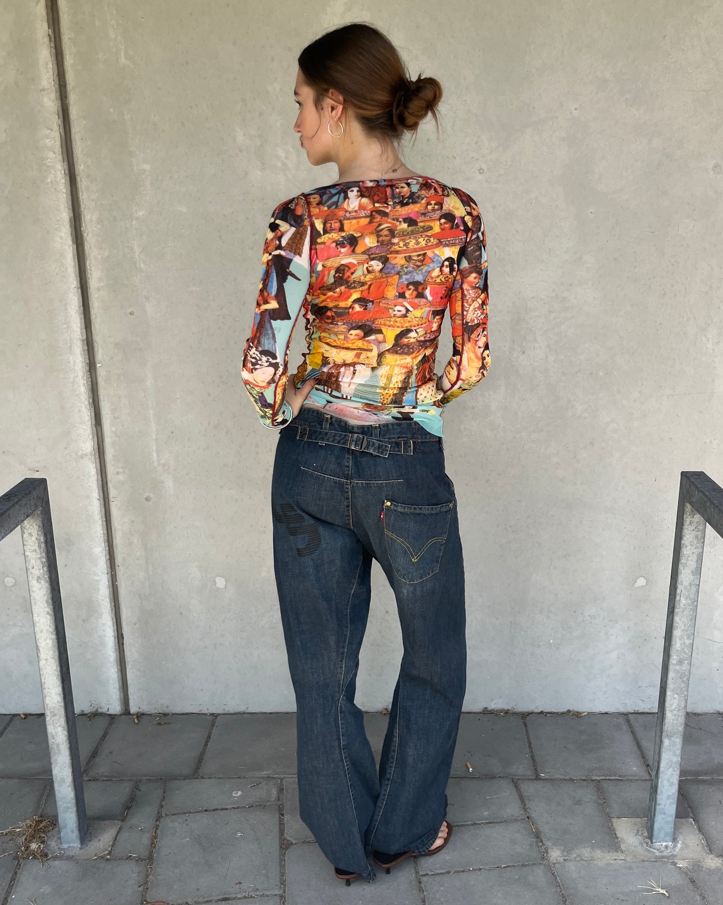 rare Levi's Engineered buckle jeans ☆size 32 x 34