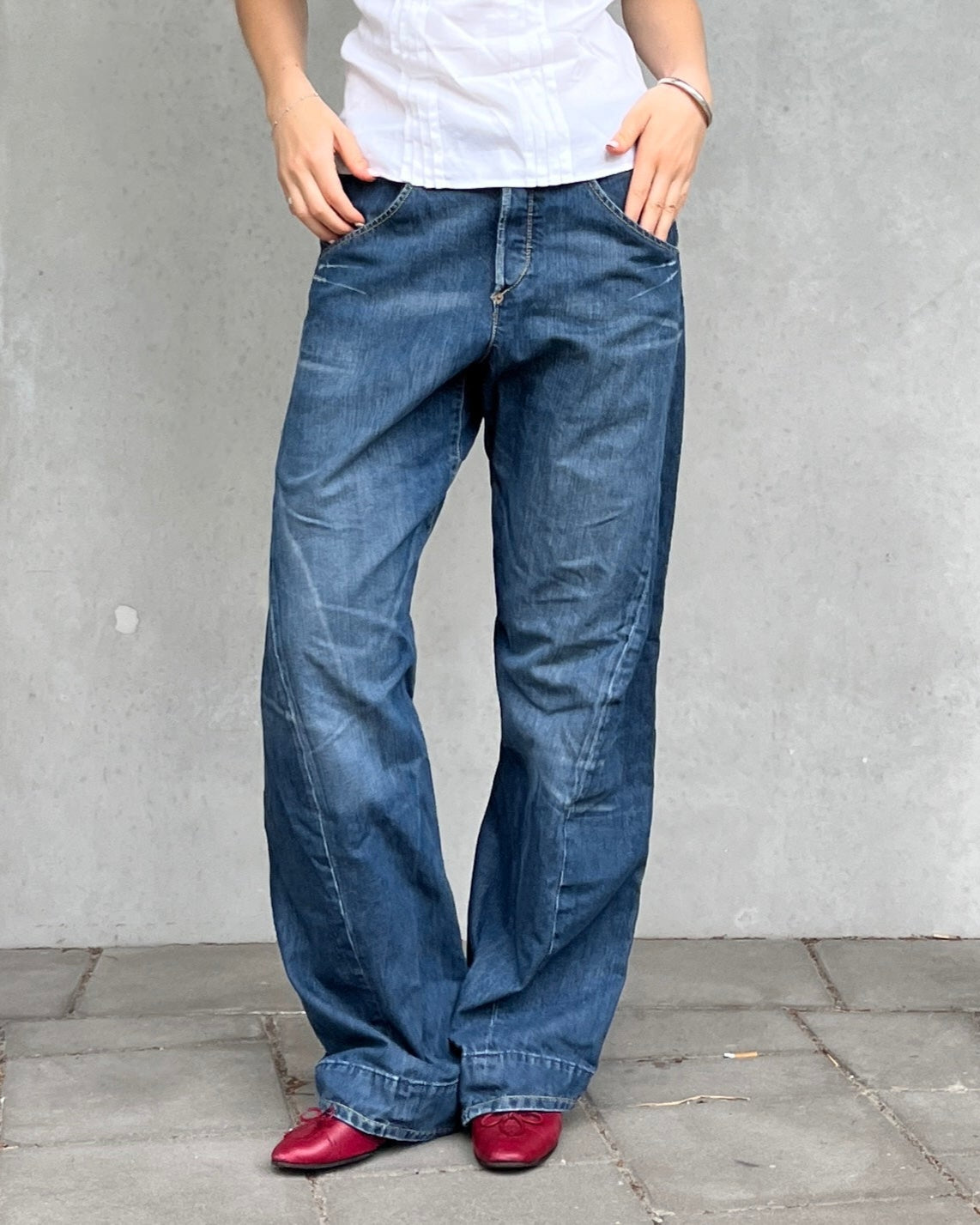 rare Levi's Engineered buckle jeans ☆size 30 x 34