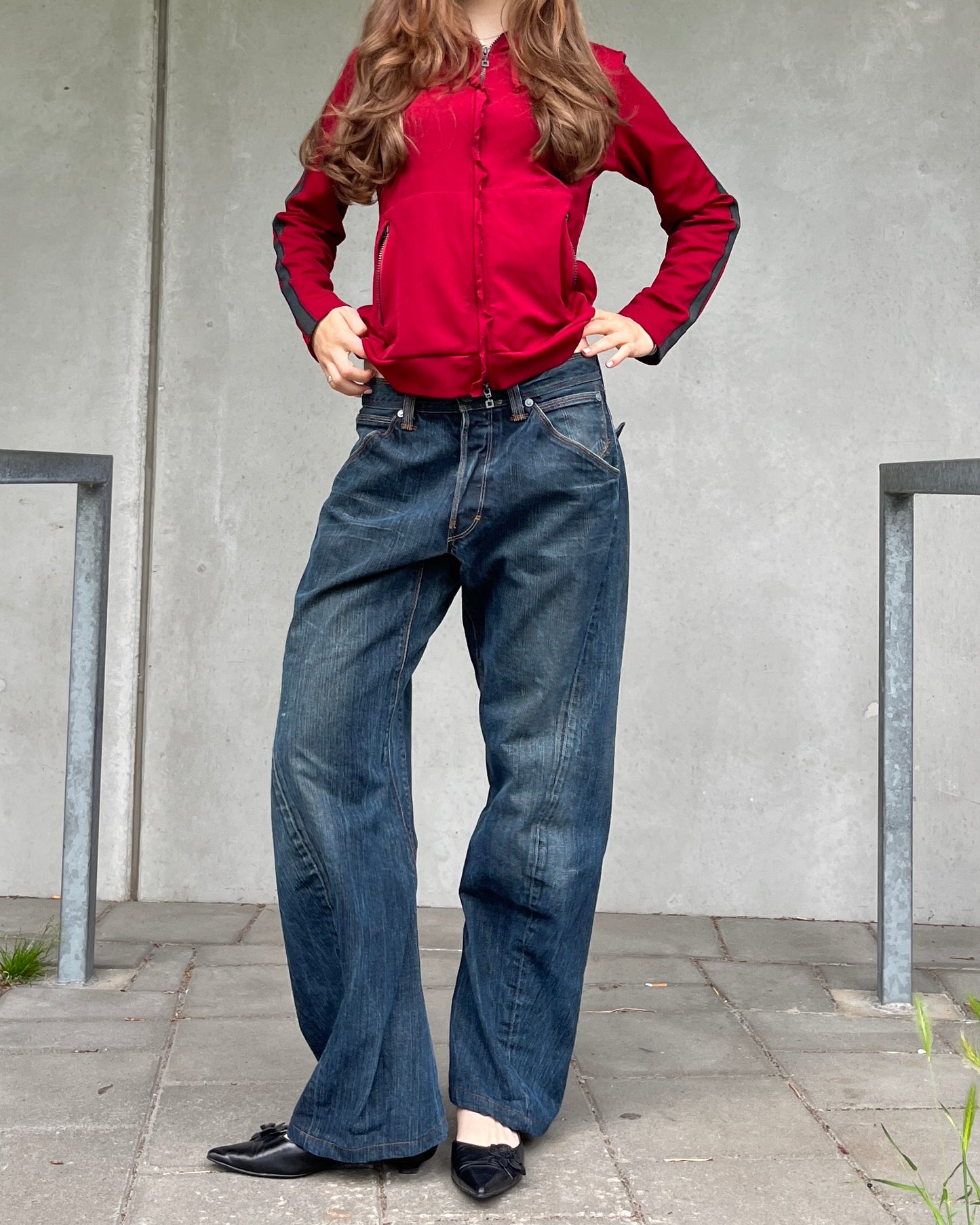 rare Levi's Engineered buckle jeans ☆ size 34x34