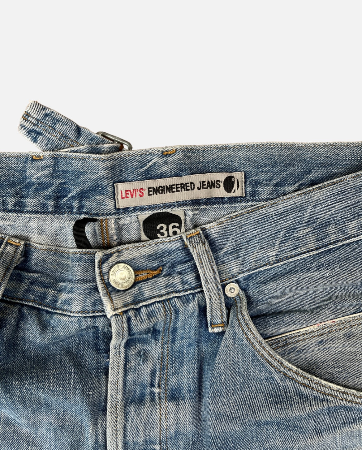 rare Levi's Engineered baggy jeans ☆size 36 x 34