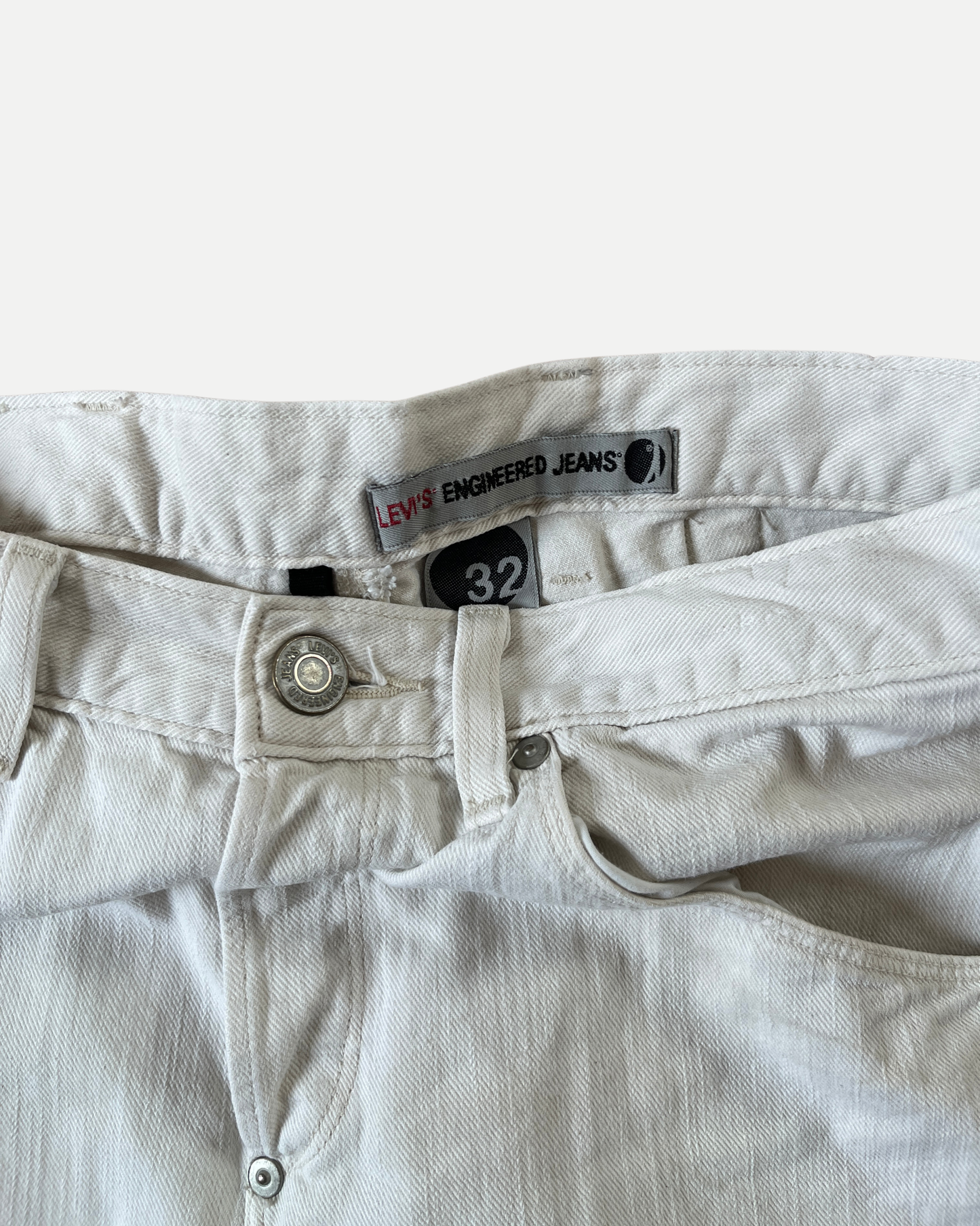 off white Levi’s Engineered jeans ☆ size 32 x 32