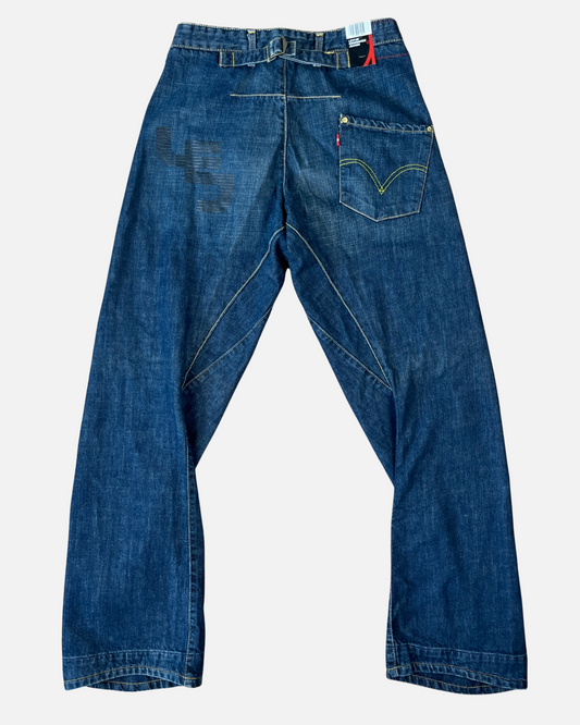 rare Levi's Engineered buckle jeans ☆size 30 x 34