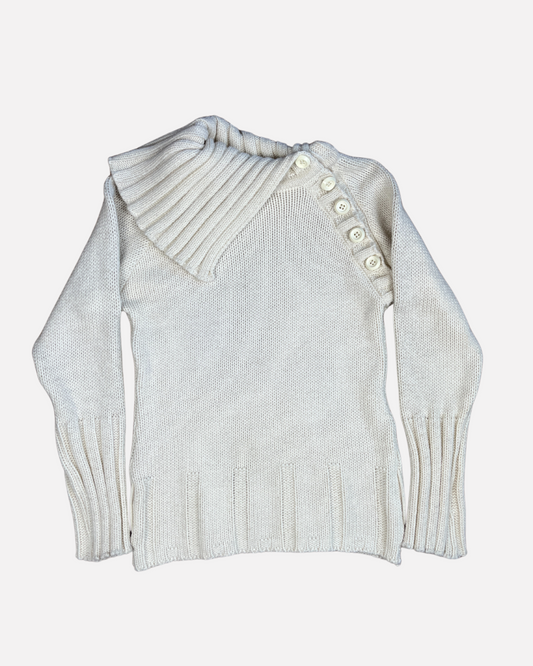 vintage asymmetrical knit sweater with☆ size  S