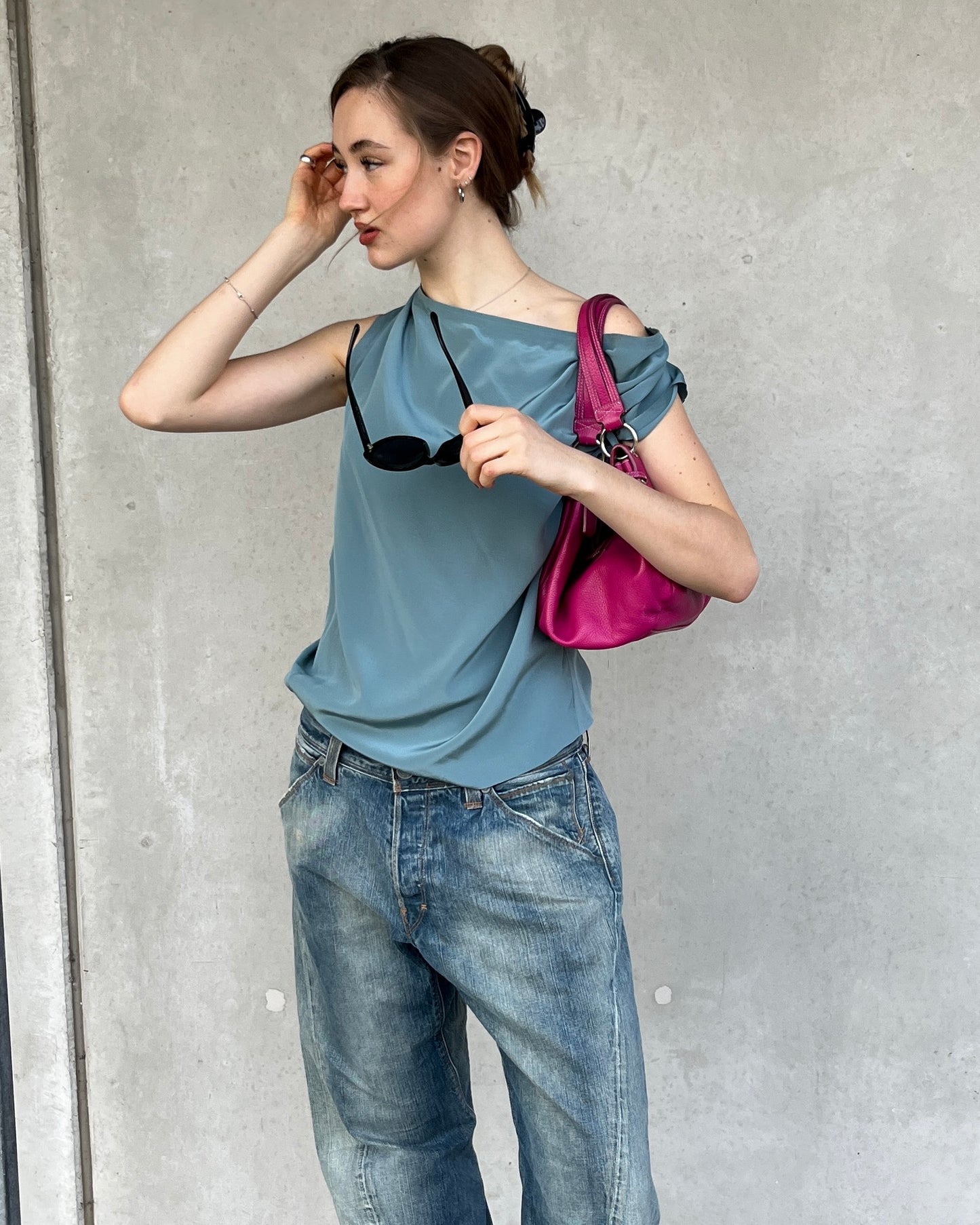 Maison Margiela 100% silk top ☆ size 38