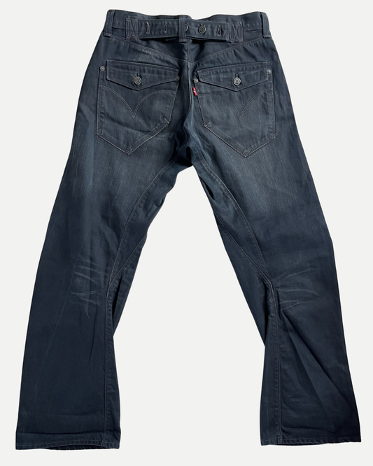 rare Levi's Engineered buckle jeans ☆ size 34x34