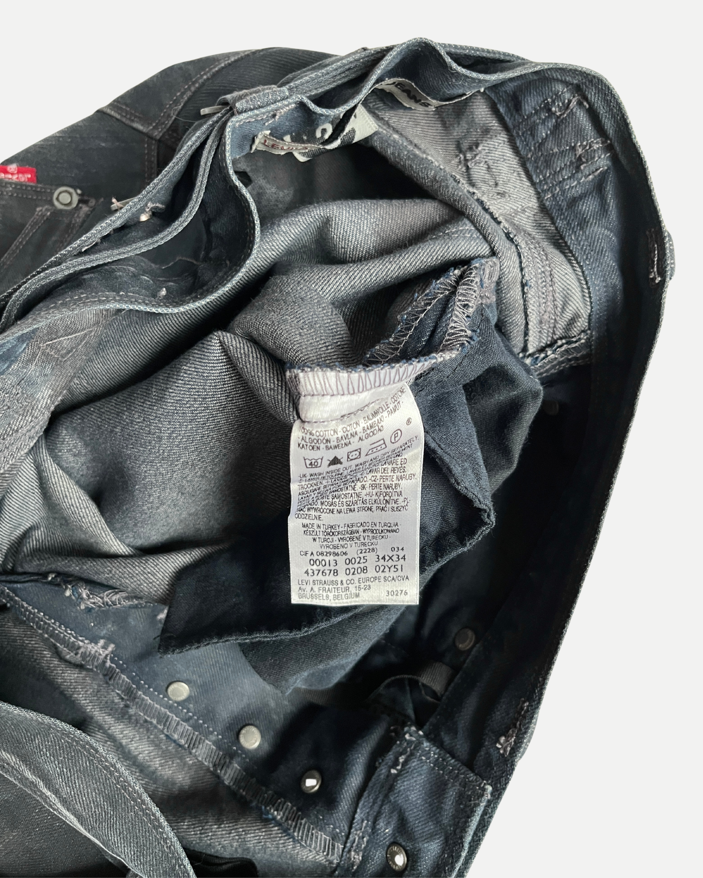 rare Levi's Engineered buckle jeans ☆ size 34x34