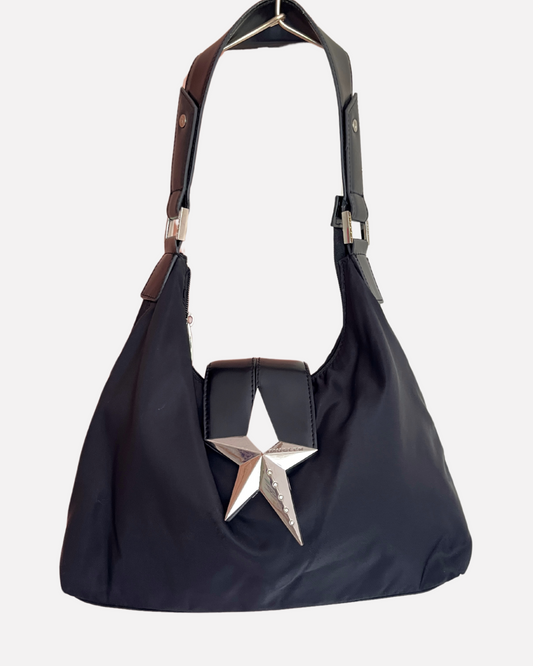 Thierry Mugler archive chrome star shoulder bag