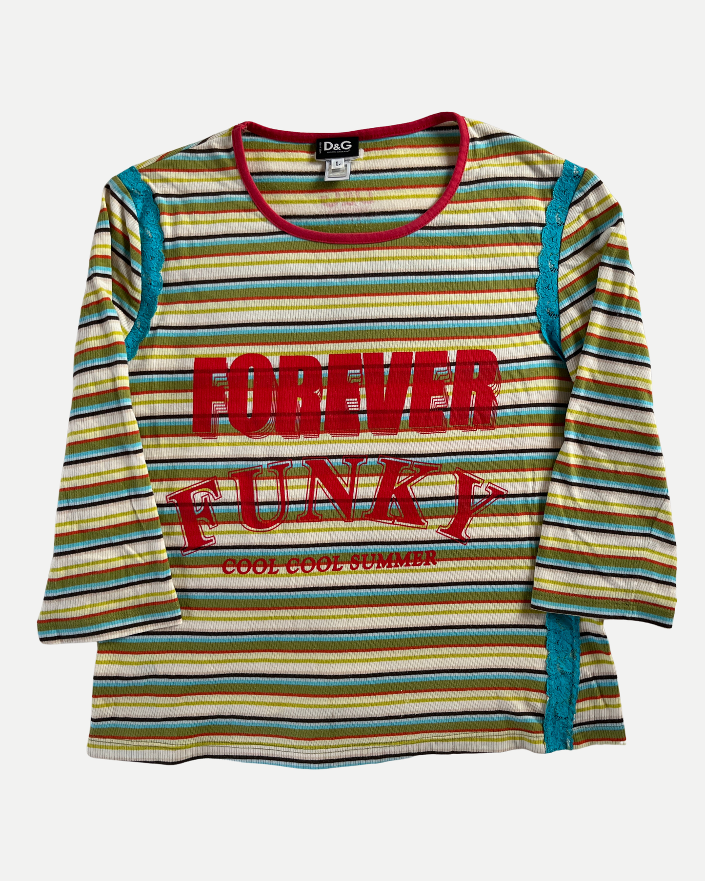 Dolce & Gabbana striped tee ☆ size L
