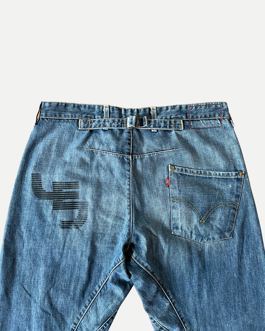 rare Levi's Engineered buckle jeans ☆size 34 x 34