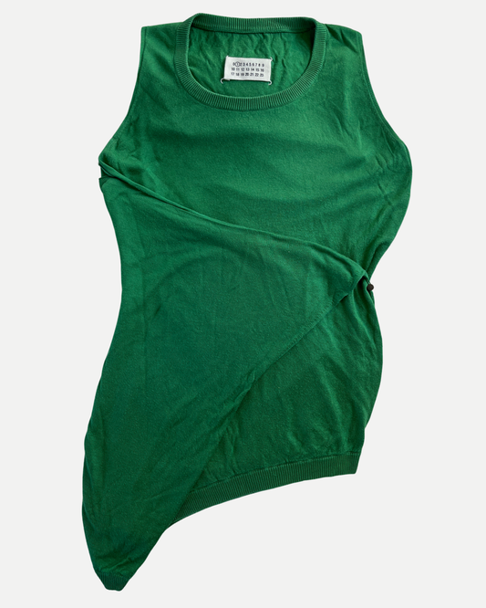 Maison Margiela asymmetric knit tank top☆ size S
