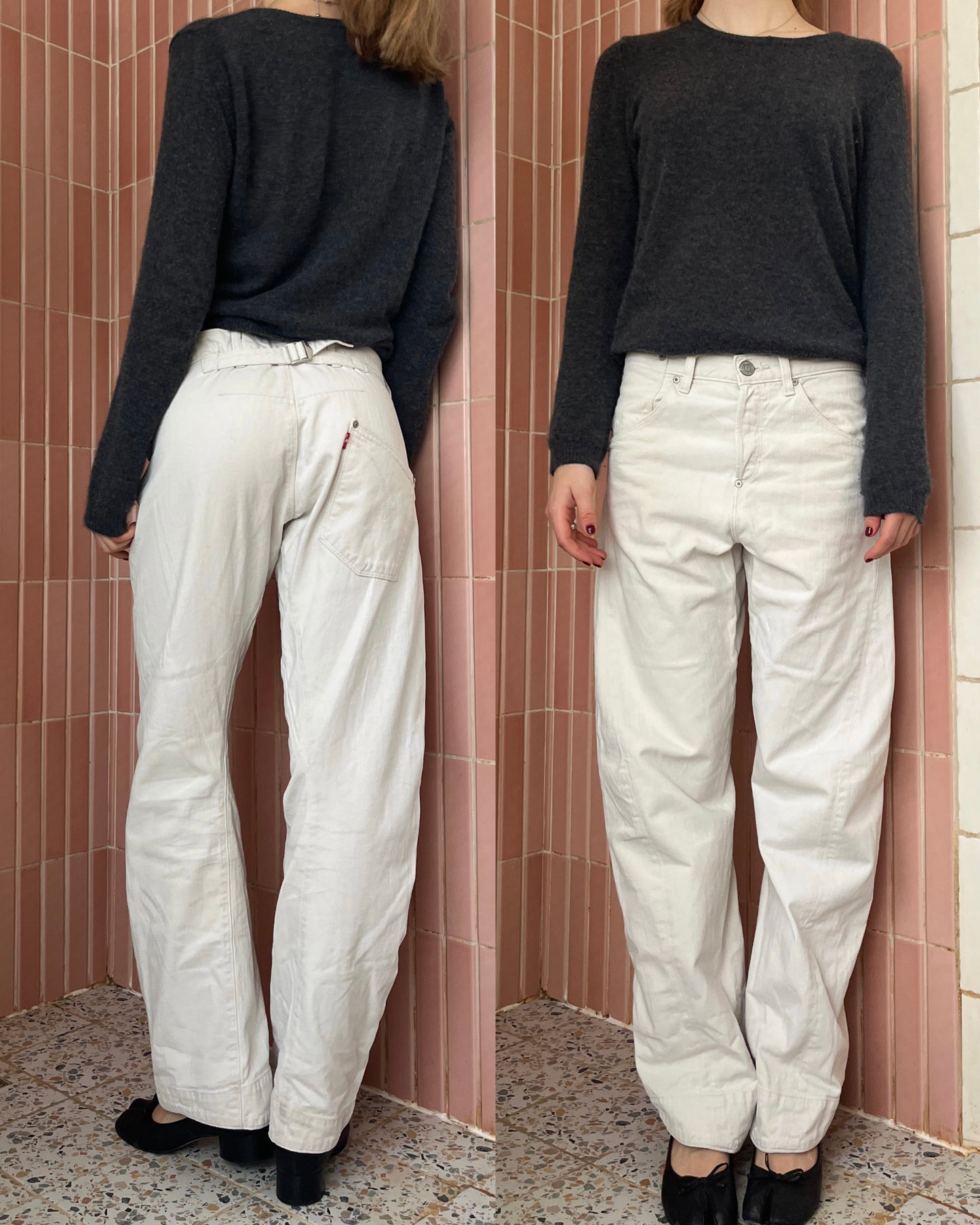 off white Levi’s Engineered jeans ☆ size 32 x 32