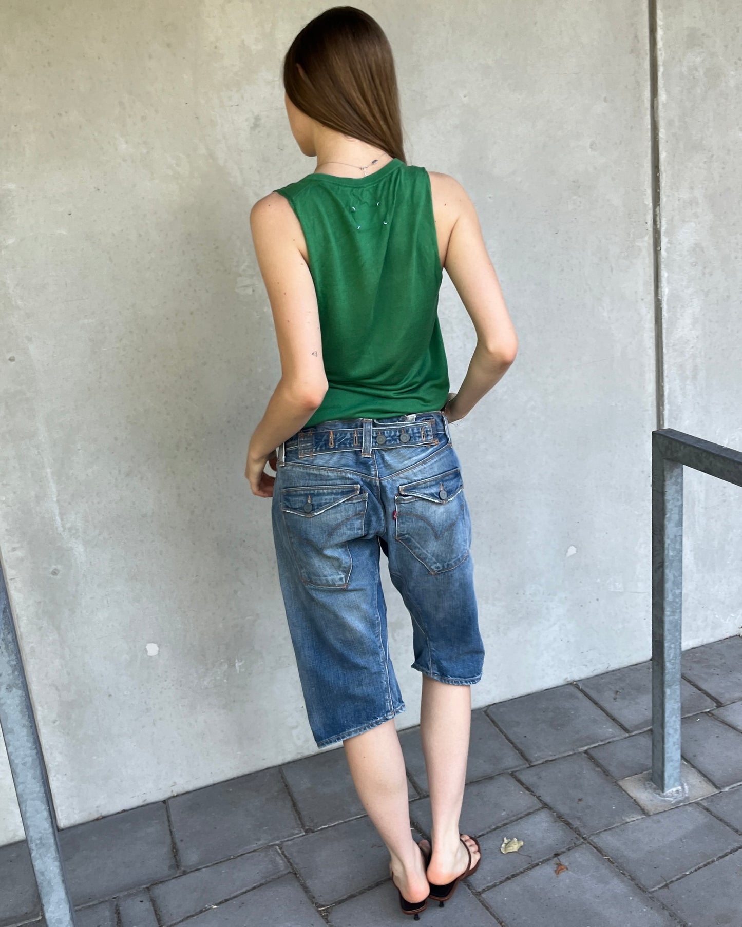 Maison Margiela asymmetric knit tank top☆ size S