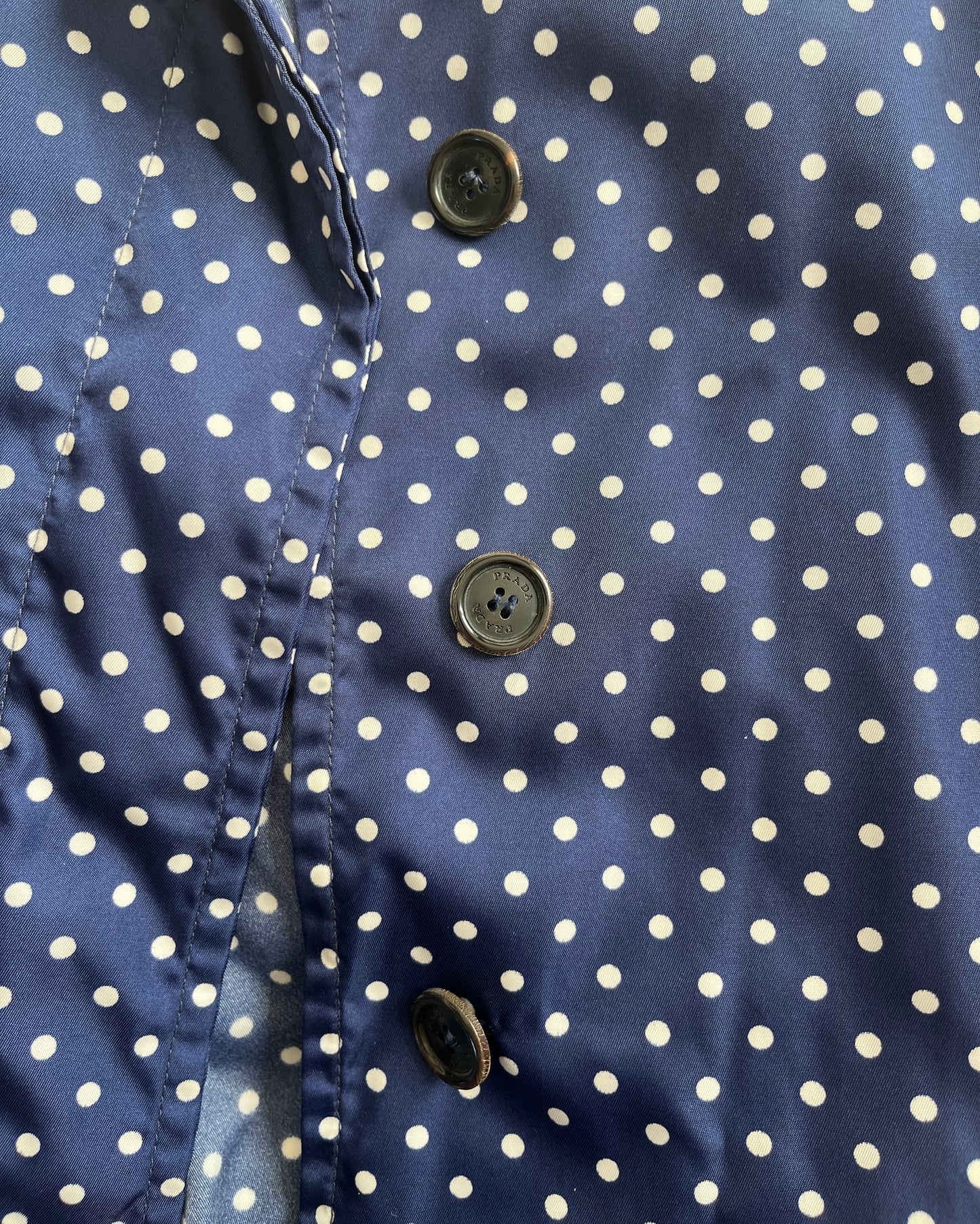 Prada 2011 Resort polkadot trench