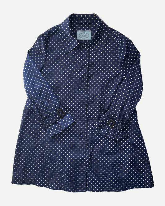 Prada 2011 Resort polkadot trench