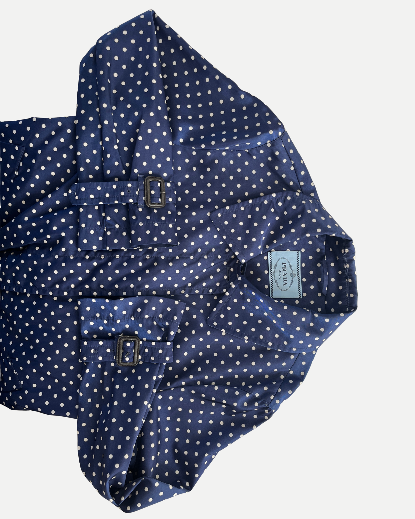 Prada 2011 Resort polkadot trench