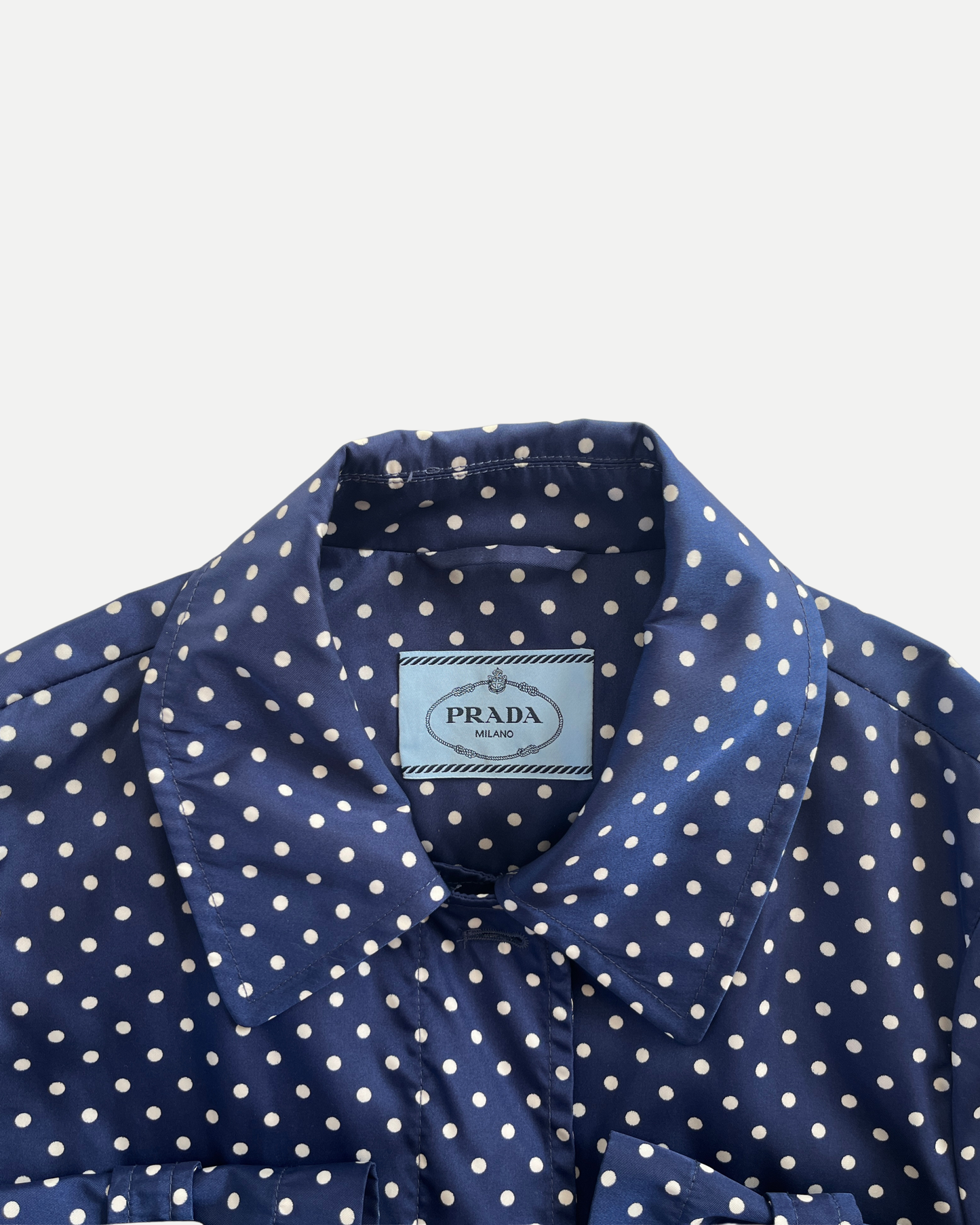 Prada 2011 Resort polkadot trench