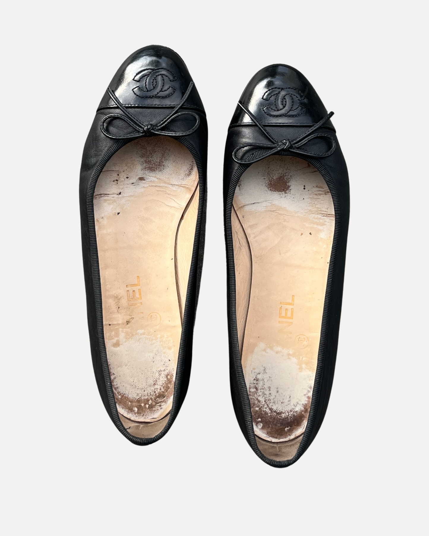 Chanel ballet flats in black☆size 38
