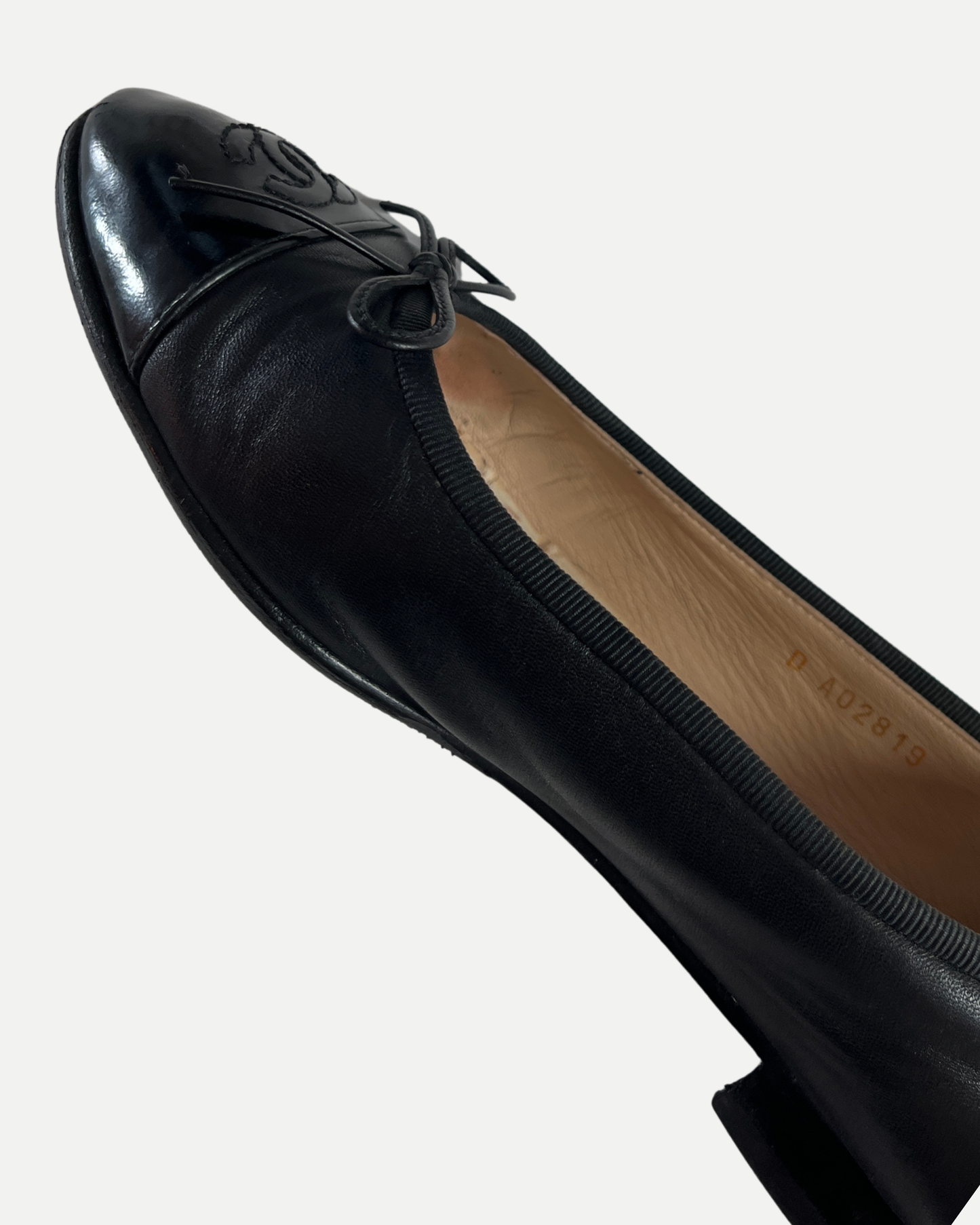 Chanel ballet flats in black☆size 38