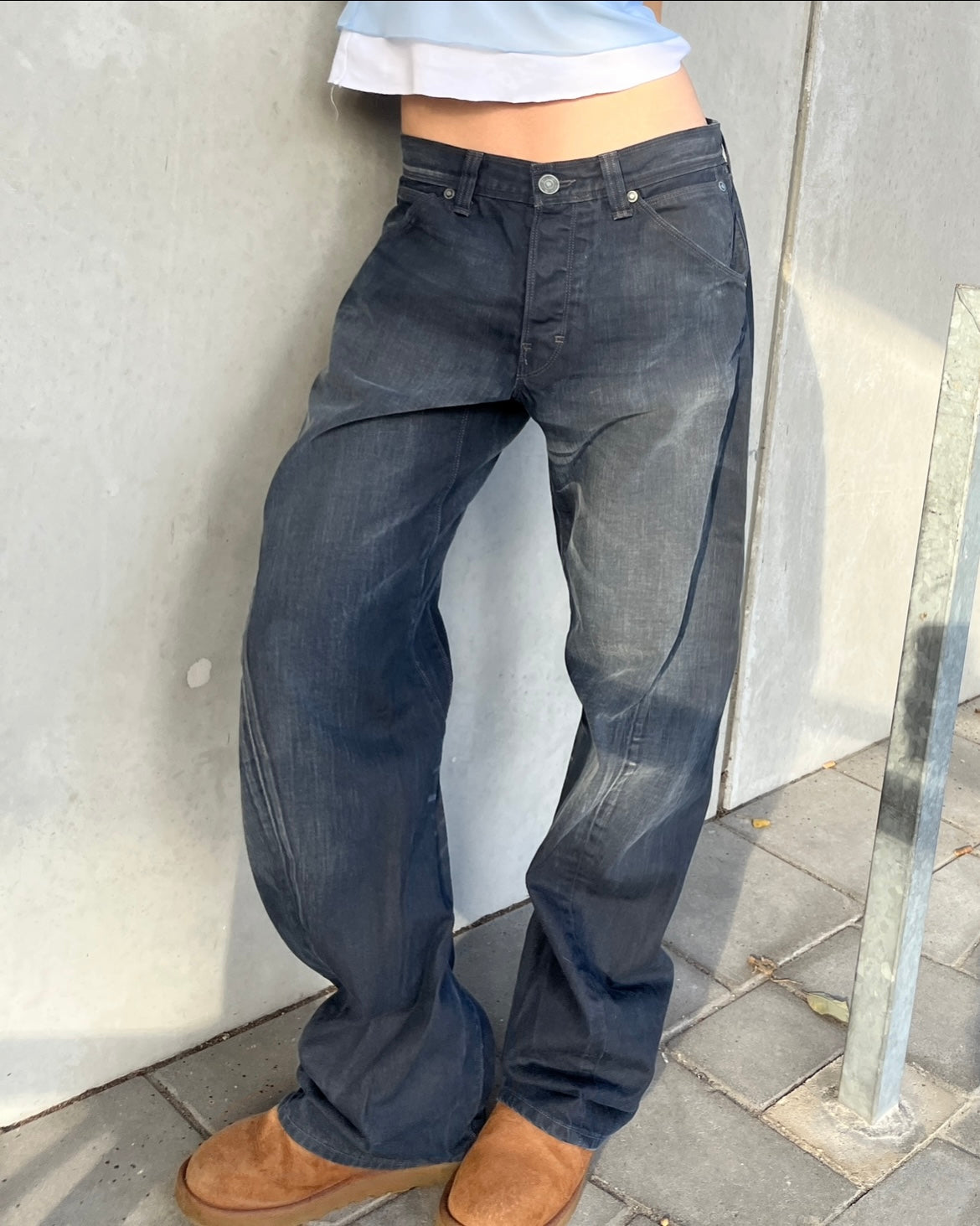 rare Levi's Engineered buckle jeans ☆ size 34x34