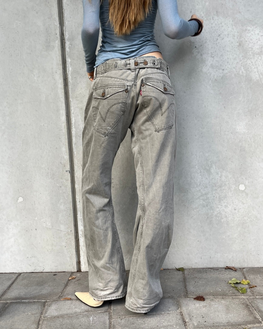 rare Levi's Engineered buckle jeans ☆ size 32x34