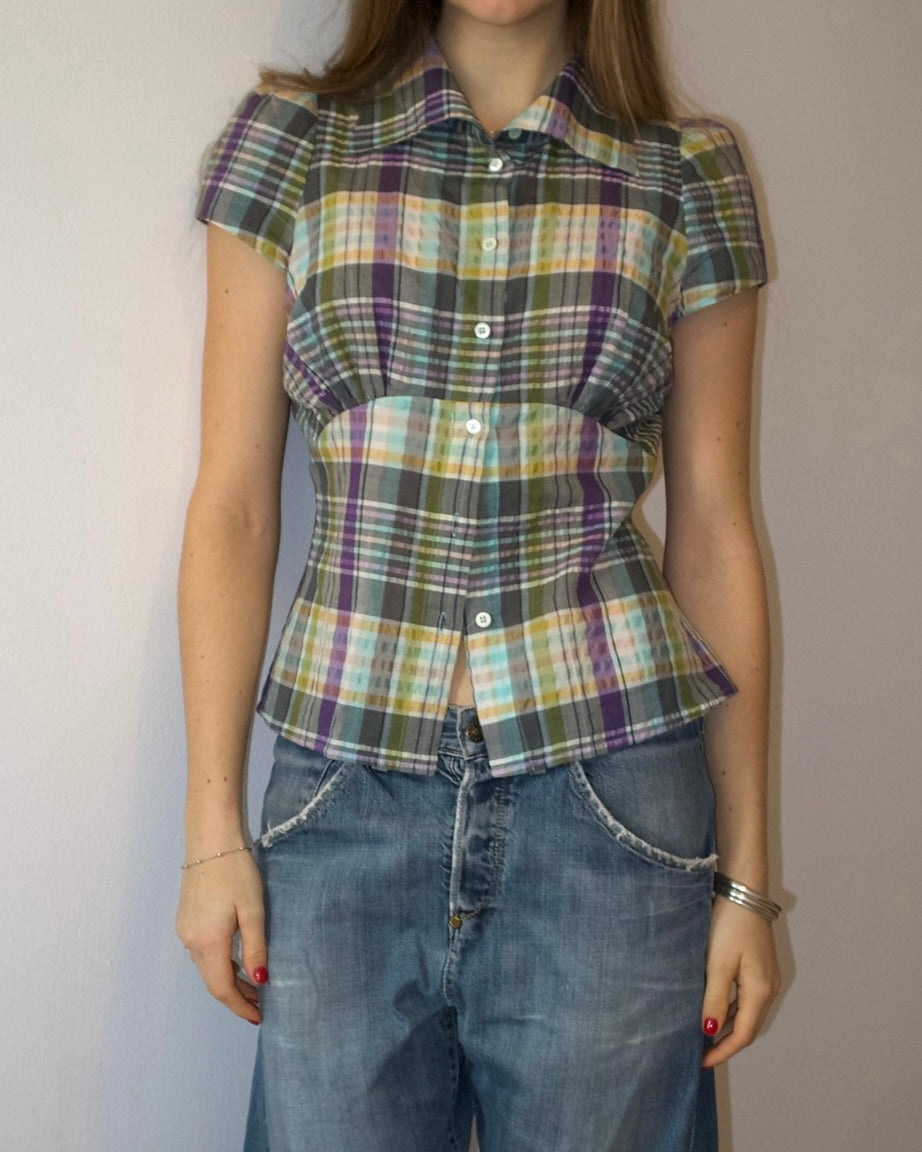 Vivienne Westwood Anglomania plaid top ☆ size 42