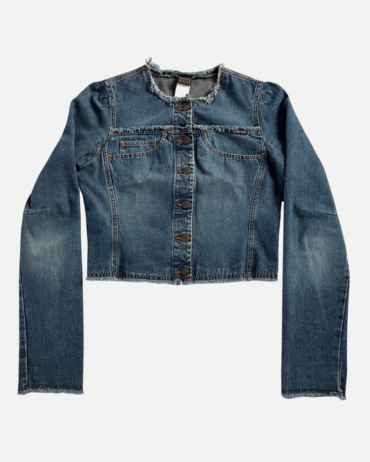 Plein Sud cropped denim jacket ☆ size M