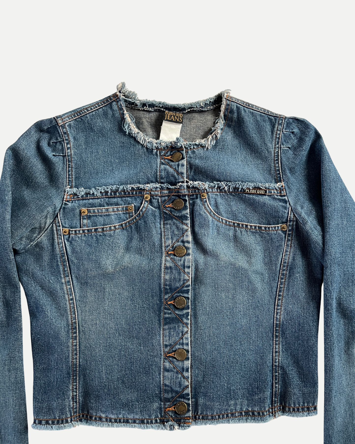 Plein Sud cropped denim jacket ☆ size M