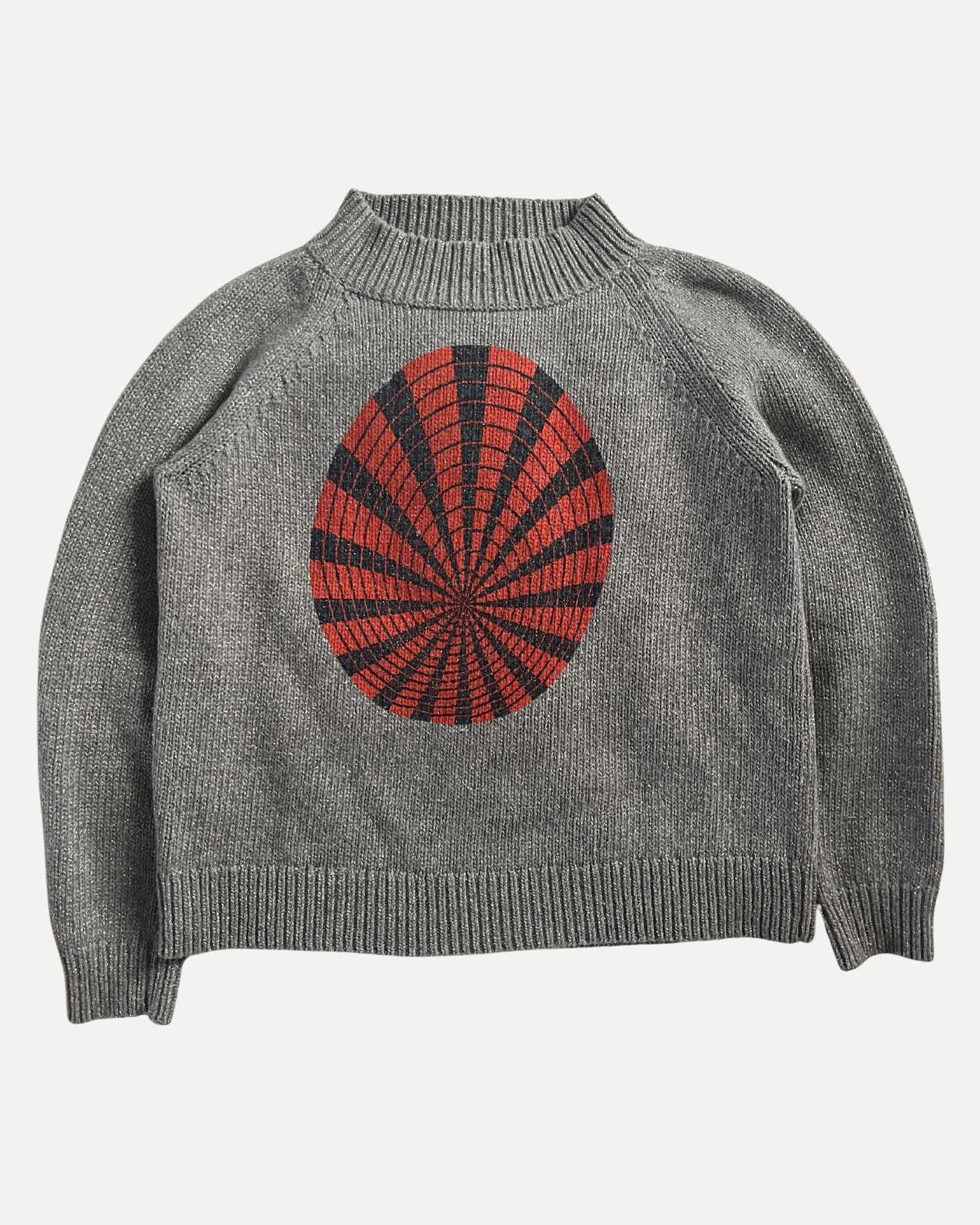 Dries Van Noten 90s Graphic Illusion knit ☆size S